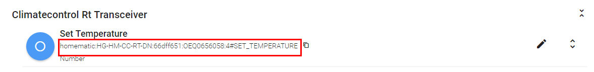 "Set Temperature" Channel